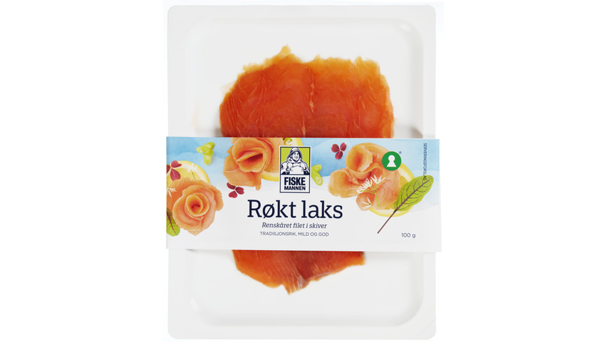 Fiskemannen Laks Røkt Skivet | 100g
