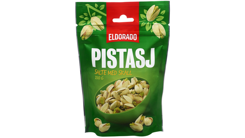 Eldorado Salte Pistasjnøtter m/Skall | 150g