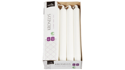 Unik Kronelys Hvit 24cm | 10stk