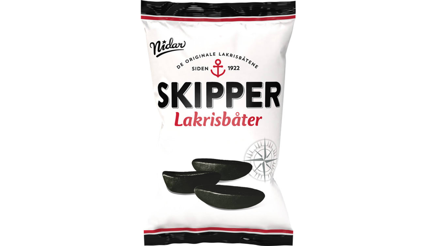 Nidar Skipper Lakrisbåter | 200g