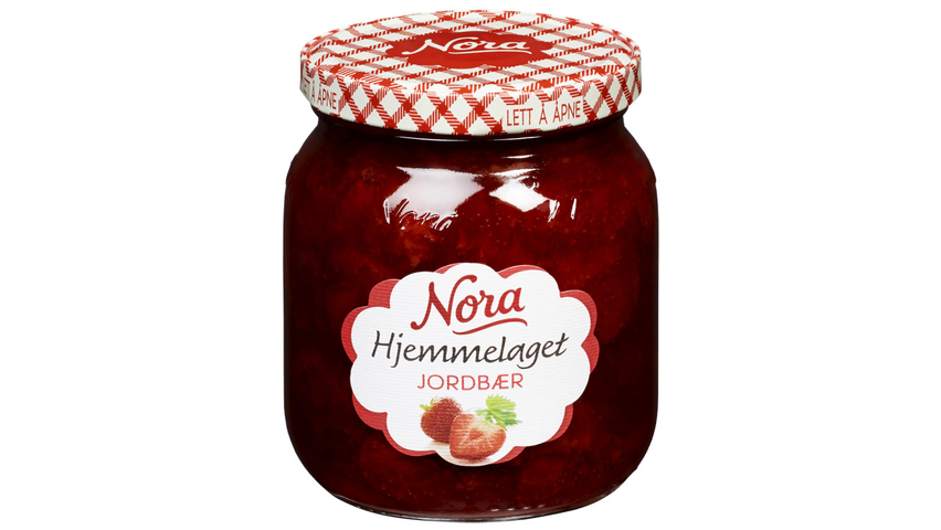 Nora Jordbærsyltetøy Hjemmelaget | 400g