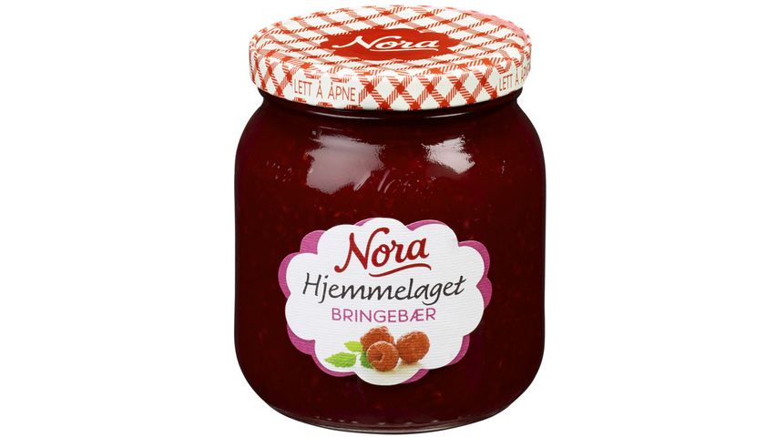 Nora Hjemmelaget Bringebærsyltetøy | 400g
