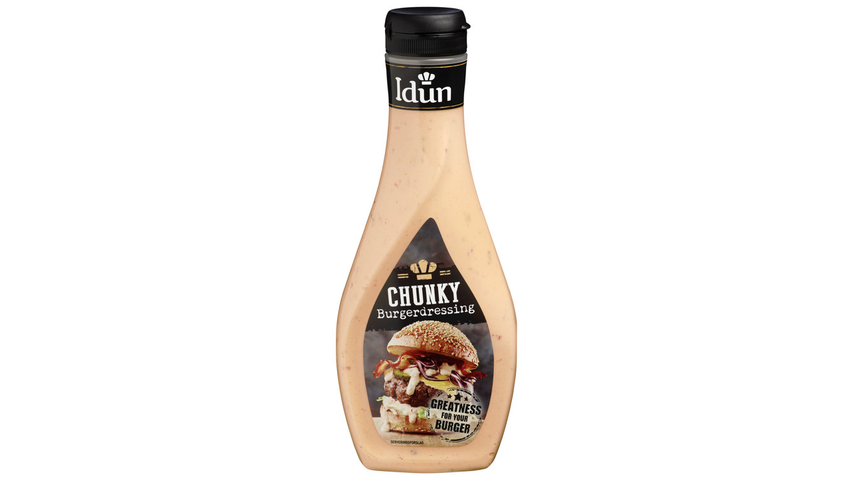 Idun Chunky Burger dressing | 455g
