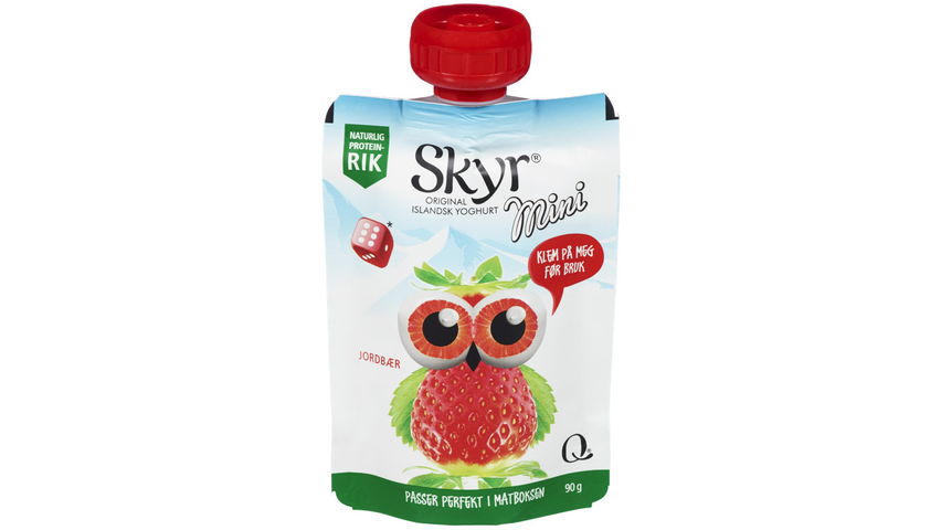 Skyr Mini Jordbær Pose | 90g