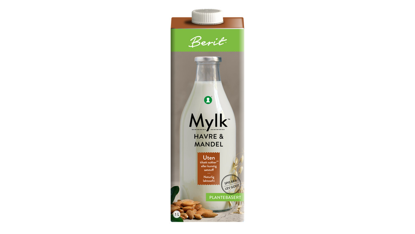 Berit Nordstrand Mylk Havre & Mandel | 1l