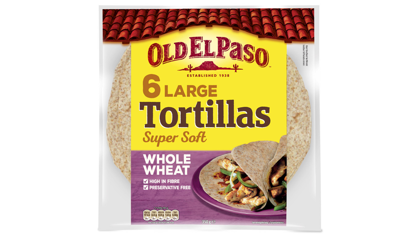 Old El Paso Tortillas Fullkorn | 6stk