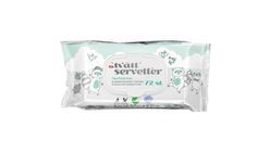ICA Baby Tvättservetter Med Lock 72-Pack