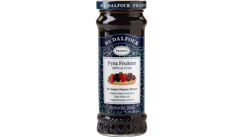 St. Dalfour Fyra Frukter Marmelad 284g