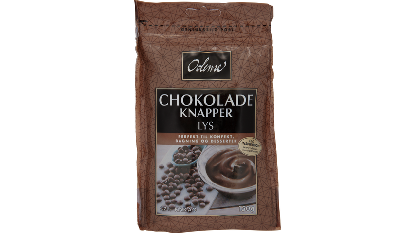 Odense Chocolate Button Light 150g