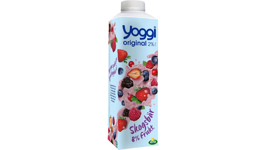 Yoggi Original Yoghurt Forrest Berries 1l