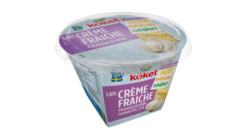 Arla Köket Lätt Crème Fraiche Parmesan Vitlök 13% 2dl