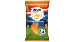 Clever Riffel Chips Paprika 200g