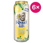 Velkopopovický Kozel Citron a bezinka nealkoholické pivo plech | 6 x 500 ml