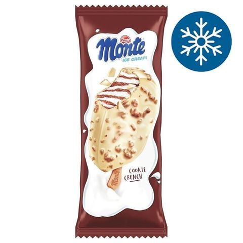 Monte cookie crunch v bílé čokoládě zmrzlina | 90 ml