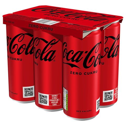 Coca Cola Zero Can | 6 x 330 ml