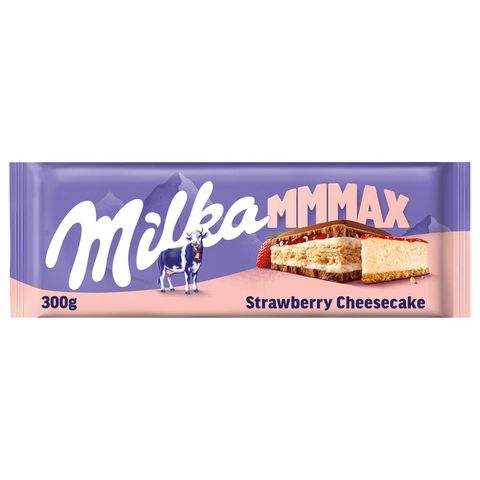 Milka Mmmax Strawberry Cheesecake Milk Chocolate | 300 g