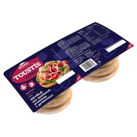 Penam Toustís světlé pečivo | 336 g