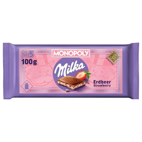 Milka Jahodová mléčná čokoláda | 100 g