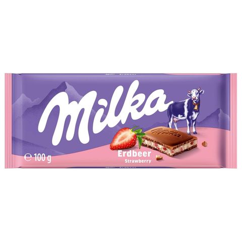 Milka Strawberry Milk Chocolate | 100 g