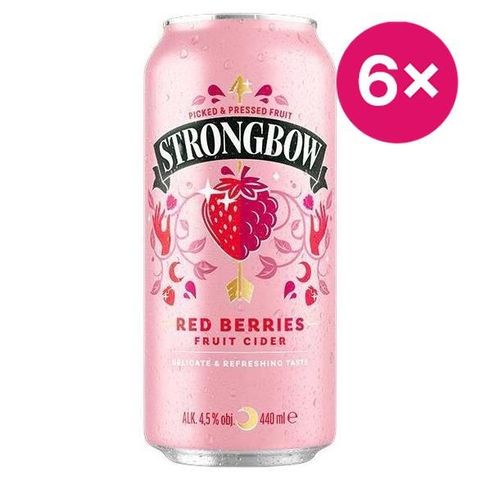 Strongbow Red Berries cider 4.5% | 6 x 440 ml