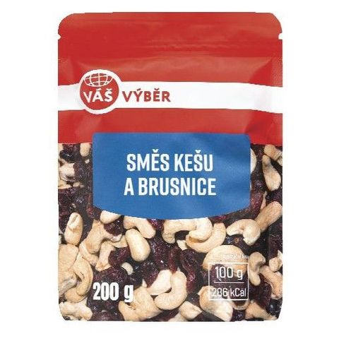 Váš Výběr Směs kešu a brusnice | 200 g