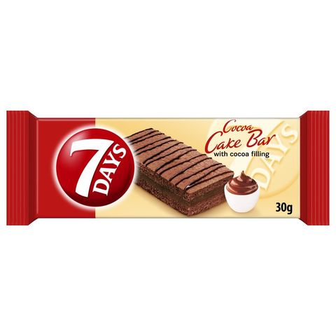 7days Cocoa Cake Bar Dessert | 30 g