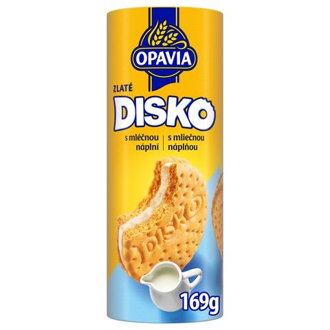 Opavia Disco Biscuits with Milk Filling | 169 g