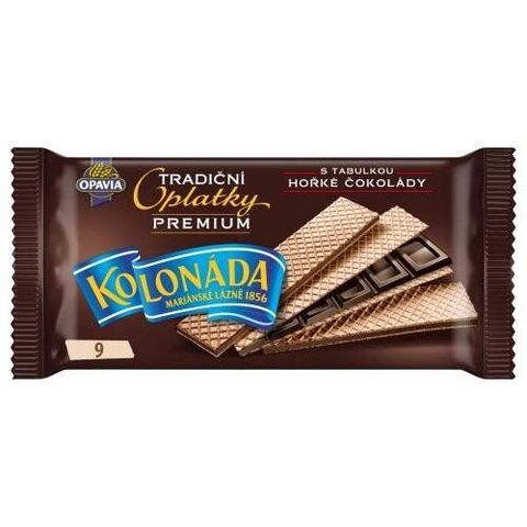 Opavia Kolonáda Wafers with Bitter Chocolate Premium | 92 g