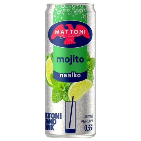 Mattoni Mocktail Mojito nealko plech | 330 ml