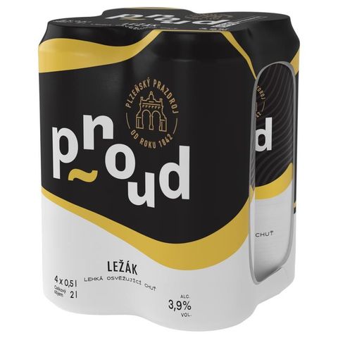 Proud ležák | 4 x 500 ml