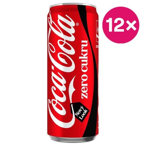 Coca-Cola Zero plech | 12 x 330 ml