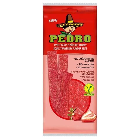 Pedro Jahodové pásky | 80 g