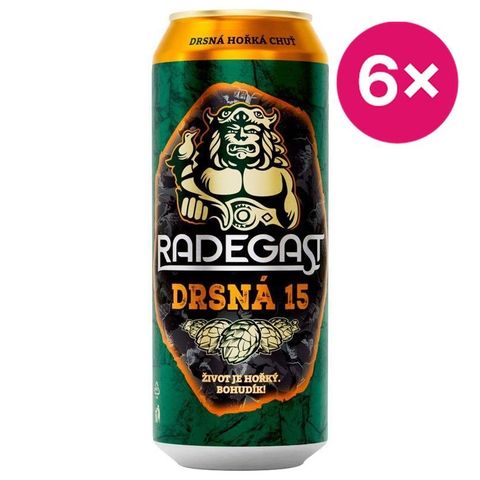 Radegast Drsná 15 beer tin | 6 x 500 ml