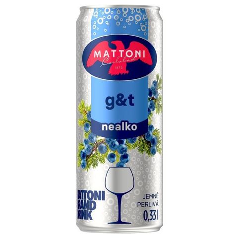 Mattoni Mocktail G&T nealko plech | 330 ml