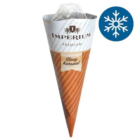 Imperium Maxi Slaný karamel zmrzlinový kornout | 150 ml