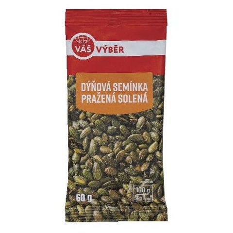 Váš Výběr Pražená solená dýňová semínka | 60 g