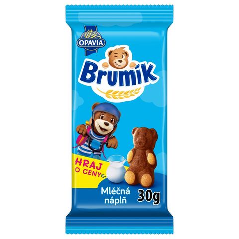 Opavia Brumík Milk Filling Sponge Cake | 30 g