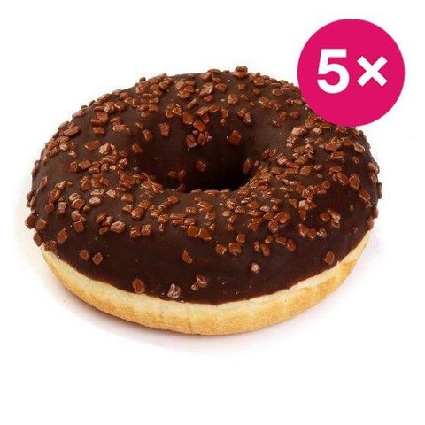 La Lorraine Donut s čokoládovou příchutí | 5 x 55 g