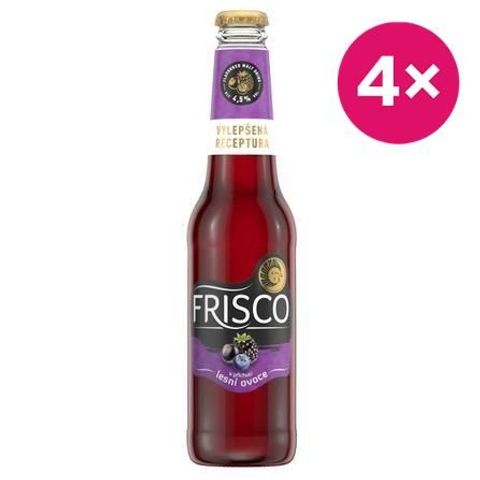 Frisco Lesní ovoce sklo | 4 x 330 ml
