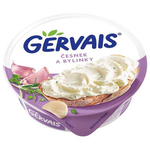 Gervais Čerstvý tvarohový sýr s česnekem a bylinkami | 80 g