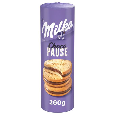 Milka Choco Pause Biscuits with Milk Chocolate Filling | 260 g
