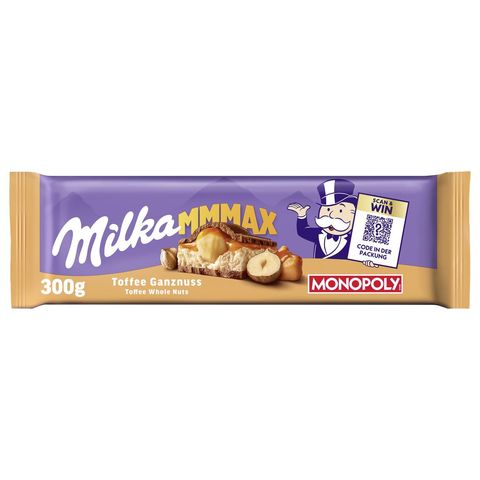 Milka Mmmax Toffee Whole Nuts Milk Chocolate | 300 g