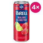 Birell 0.0 Malina & Limetka nealkoholické pivo plech | 4 x 330 ml