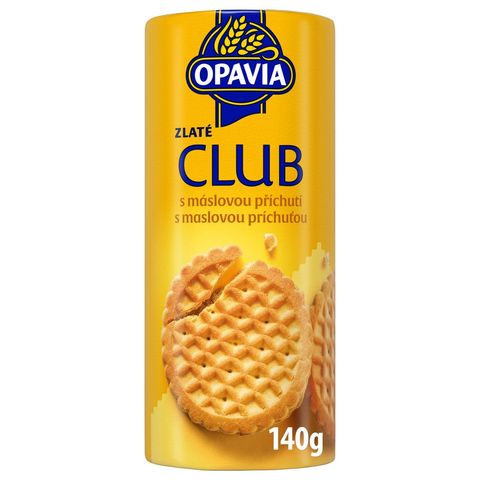 Opavia Golden Club Biscuits with Butter Flavour | 140 g