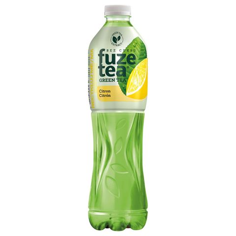 FuzeTea Zero Citron nesycený nápoj s extraktem zeleného čaje bez cukru | 1,5 l