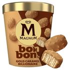 Magnum Bonbon Gold Caramel Billionaire Mražená zmrzlinová pochoutka | 12 x 17 ml