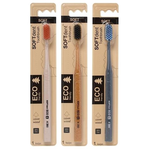 SOFTdent ECO Zubní kartáček soft | 1 kus