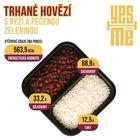 YES MĚ Trhané hovězí s rýží a pečenou zeleninou | 350 g