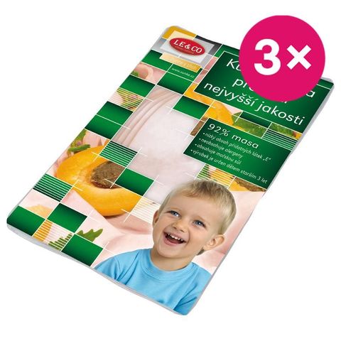LE&CO Šunka kuřecí pro děti | 3 x 100 g