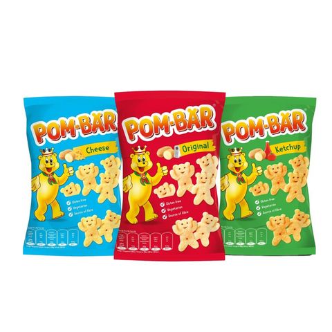Pom-Bär Original krekry + Pom-Bär Kečupové krekry + Pom-Bär Sýrové krekry